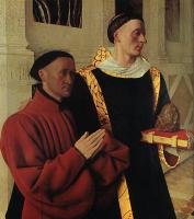 Fouquet, Jean - Estienne Chevalier with St Stephen